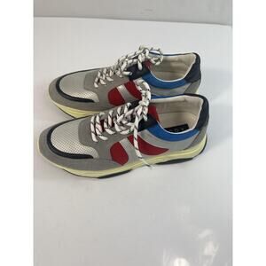 AQUA AQ-IKE Shoes Mens Size 9 Multi Colorblock Leather Casual Sneakers New Box